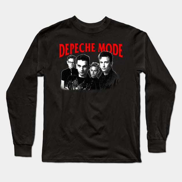 Depeche Mode - Engraving Long Sleeve T-Shirt by Parody Merch
